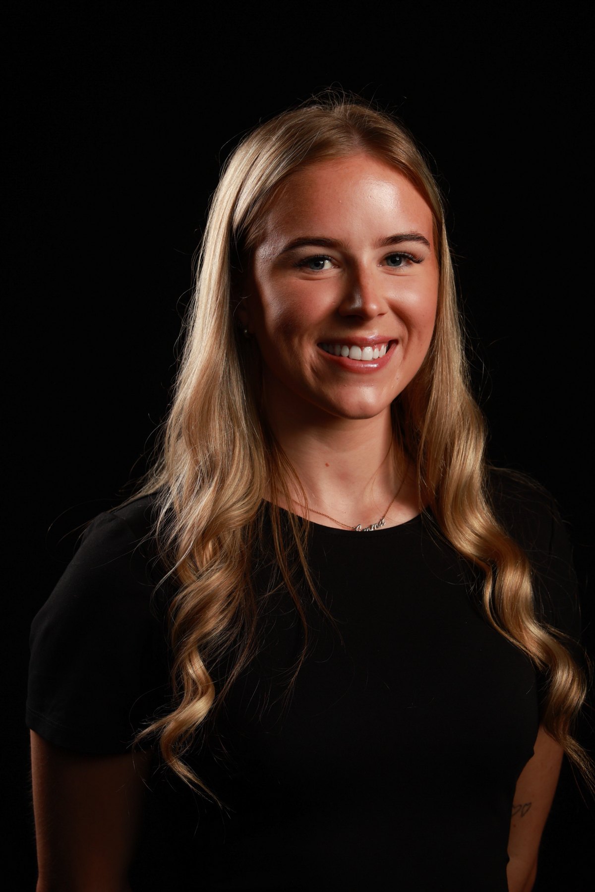 Professional headshots Houston black seamless portrait style